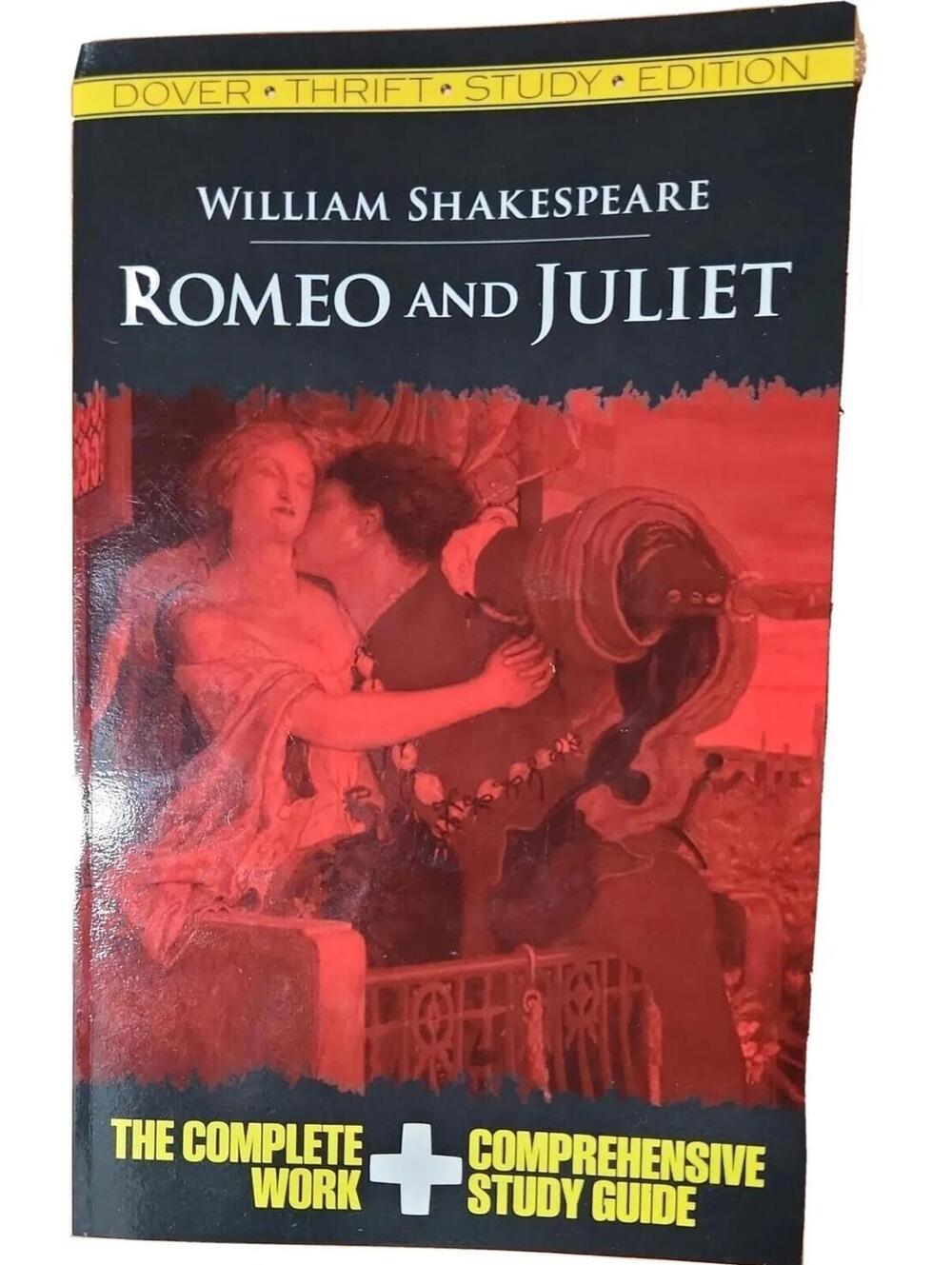 Romeo and Juliet by William Shakespeare Paperback Book Study Edition